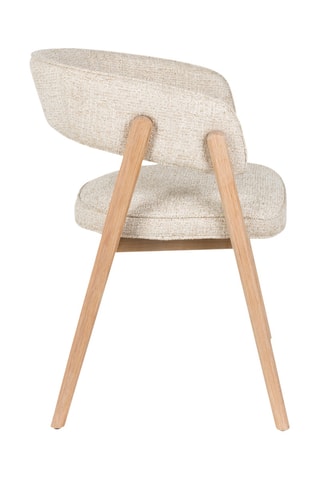 Chaise en chêne Bright - 59,5 x 76 x 57 cm