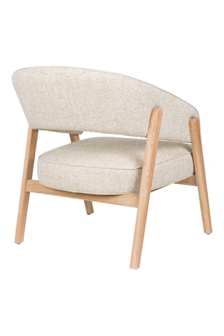 Fauteuil Bright - Beige - En tissu texturé