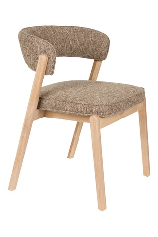 2 chaises en chêne Bright - 57 x 77 x 58cm