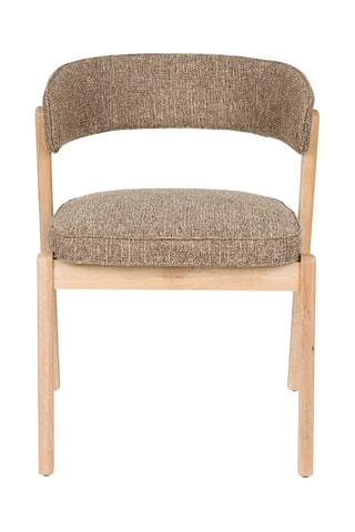 2 chaises en chêne Bright - 57 x 77 x 58cm