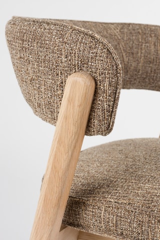 2 chaises en chêne Bright - 57 x 77 x 58cm