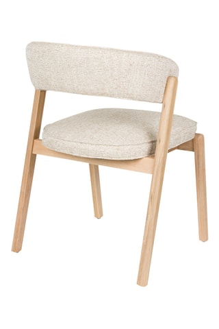 2 chaises en chêne Bright - Beige - 58 x 77 x 57 cm