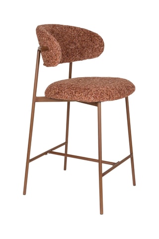 2 tabourets de bar en bois Claes - 51 x 94 x 44 cm