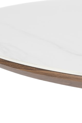 Table à manger en bois de noyer Almira - 180 x 90 x 77 cm