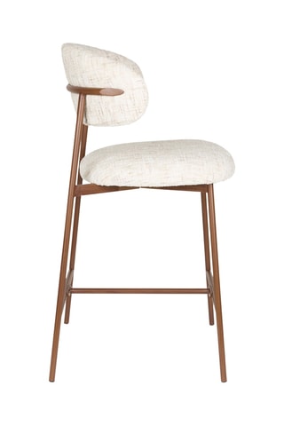 2 tabourets de bar en bois Claes - 51 x 94 x 44 cm