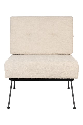Fauteuil Bowie - Beige - En tissu polyester