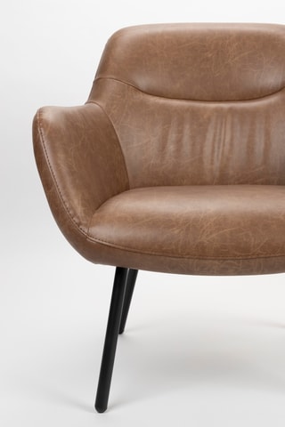 Fauteuil Dude - Marron - En polyuréthane
