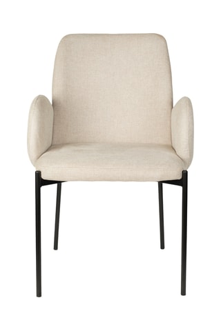 2 fauteuils Tjarba -Beige - En polyester et nylon