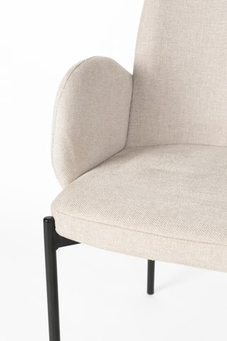 2 fauteuils Tjarba -Beige - En polyester et nylon