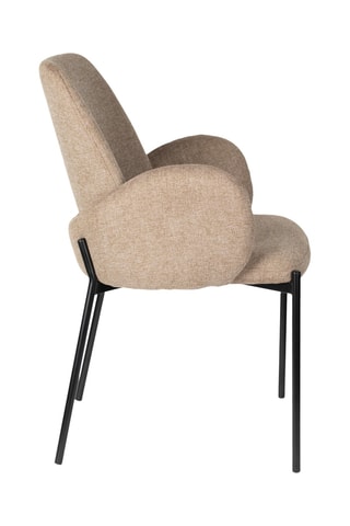 2 fauteuils Tjarba - Marron - En polyester et nylon