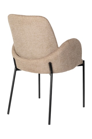 2 fauteuils Tjarba - Marron - En polyester et nylon