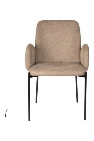 2 fauteuils Tjarba - Marron - En polyester et nylon