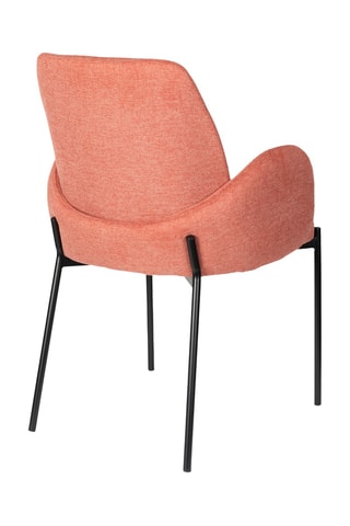 2 fauteuils Tjarba - Rose - En polyester et nylon