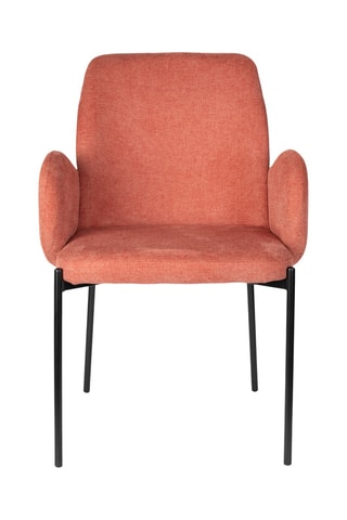 2 fauteuils Tjarba - Rose - En polyester et nylon