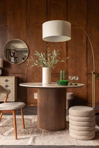 Table à manger en chêne - 115 x 75,6 cm