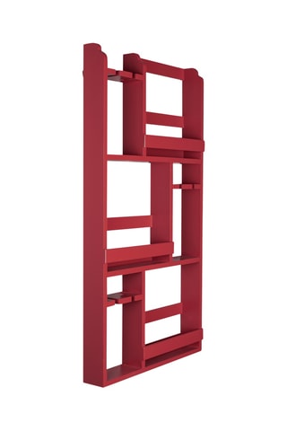 Etagère murale en bois d'hévéa Myron - 120 x 80 x 10 cm