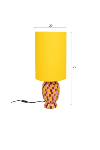 Lampe à poser Don't be afraid of color - Jaune