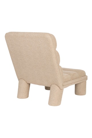 Fauteuil Fern - Beige - En polyester