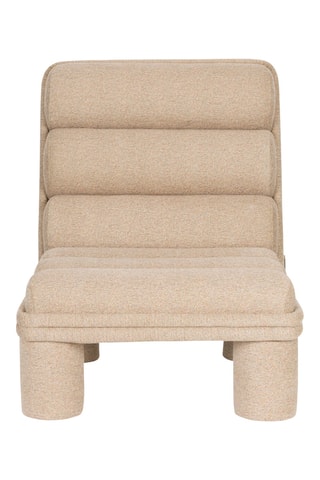 Fauteuil Fern - Beige - En polyester