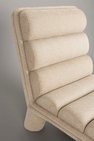 Fauteuil Fern - Beige - En polyester