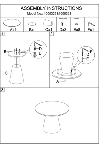 Table à manger en bois de noyer Almira - 115 x 60 x 70 cm