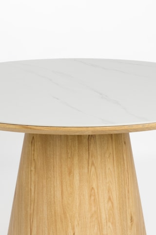 Table à manger en chêne Almira - 115 x 77 x 60 cm