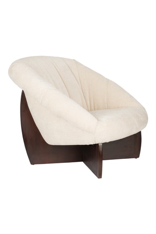 Fauteuil - Beige - En polyester