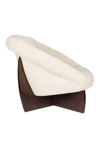 Fauteuil - Beige - En polyester