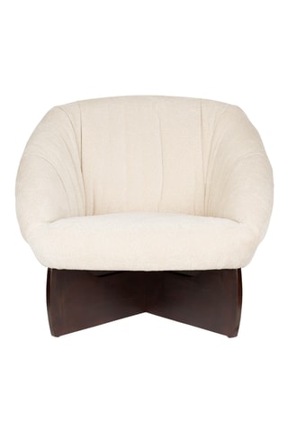 Fauteuil - Beige - En polyester
