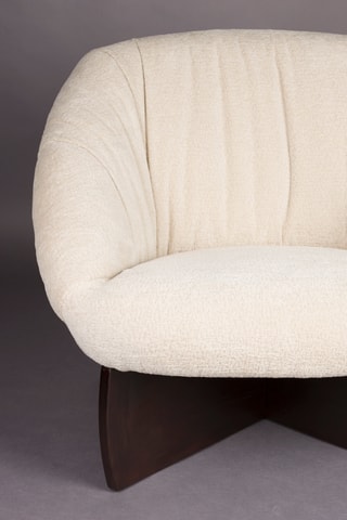 Fauteuil - Beige - En polyester