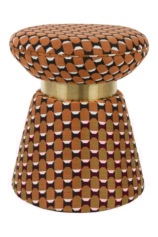 Pouf - Marron - En polyester