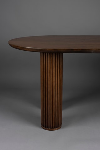 Table à manger en chêne massif - 220 x 90 x 76 cm
