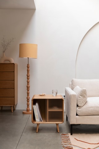 Table d'appoint  en frêne massif Rise - 55 x 36 x 50 cm