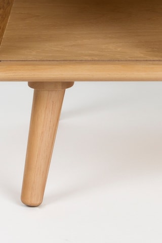 Table d'appoint  en frêne massif Rise - 55 x 36 x 50 cm