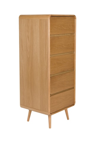 Commode 5 tiroirs Rise - 80 x 38 x 100 cm