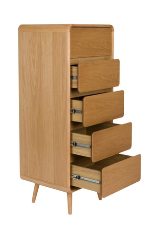 Commode 5 tiroirs Rise - 80 x 38 x 100 cm