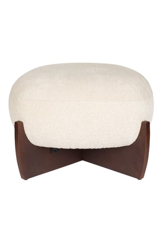 Pouf - Beige - En polyester