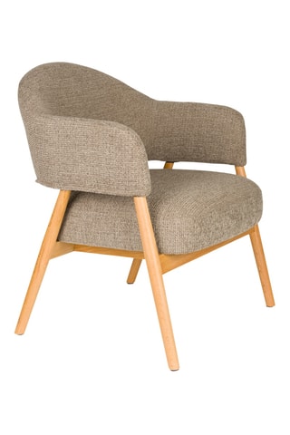 Fauteuil Indy - Taupe - En polyester