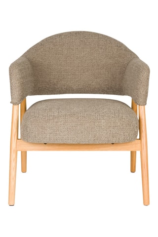 Fauteuil Indy - Taupe - En polyester