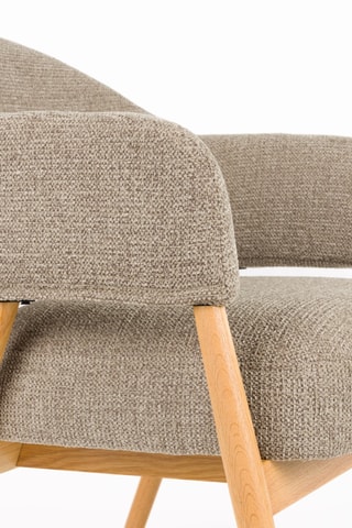 Fauteuil Indy - Taupe - En polyester