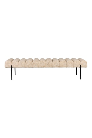Banc Jethro - Beige - 180 x 41,5 x 45 cm