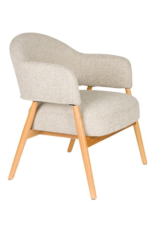 Fauteuil Indy - Beige - En polyester