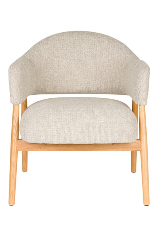 Fauteuil Indy - Beige - En polyester