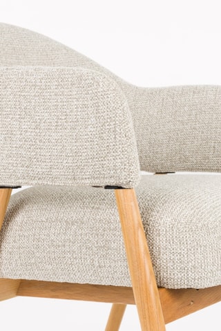 Fauteuil Indy - Beige - En polyester