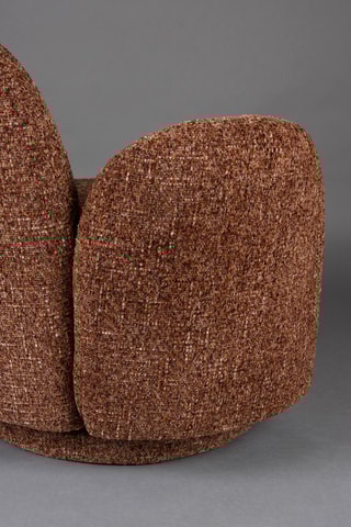 Fauteuil Rose - Bordeaux - En polyester