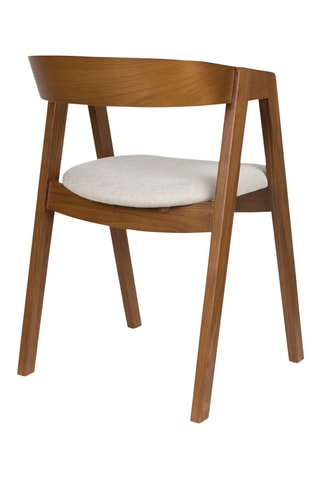 2 chaises en frêne massif et frêne Mads - 50 x 49 x 72 cm