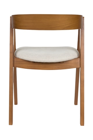 2 chaises en frêne massif et frêne Mads - 50 x 49 x 72 cm