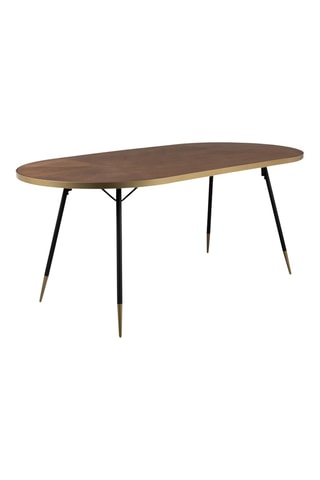 Table à manger en frêne et bois Denise - 180 x 90 x 75 cm
