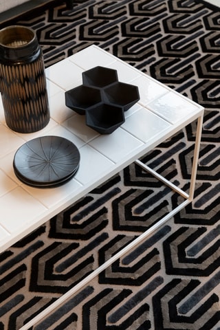 Table basse en céramique Glazed Coffee - 93 x 42,5 x 36 cm