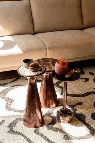 Table d'appoint en marbre Mount - 55 x 25 cm